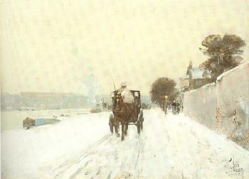 施爾德 哈森 Along the Seine, Winter 施爾德 哈森 Along the Seine, Winter